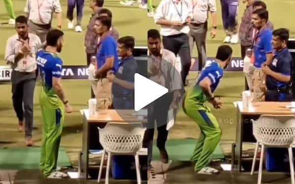 [Watch] Virat Kohli & Umpire Vinod Seshan Have An Animated Chat Over Controversial Dismissal